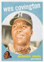 1959 Topps Baseball Cards      290     Wes Covington